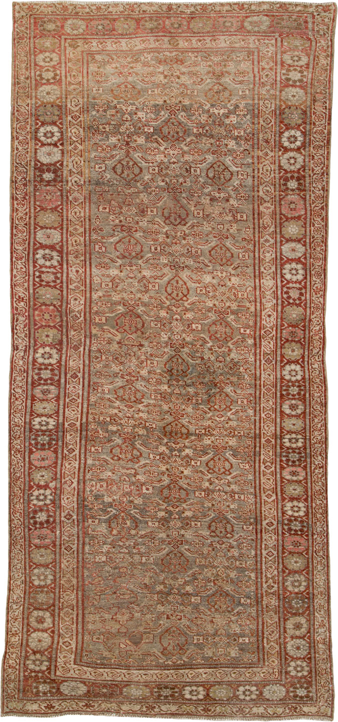 Antique Persian Kurd Bidjar Rug, No.22382 - Staging