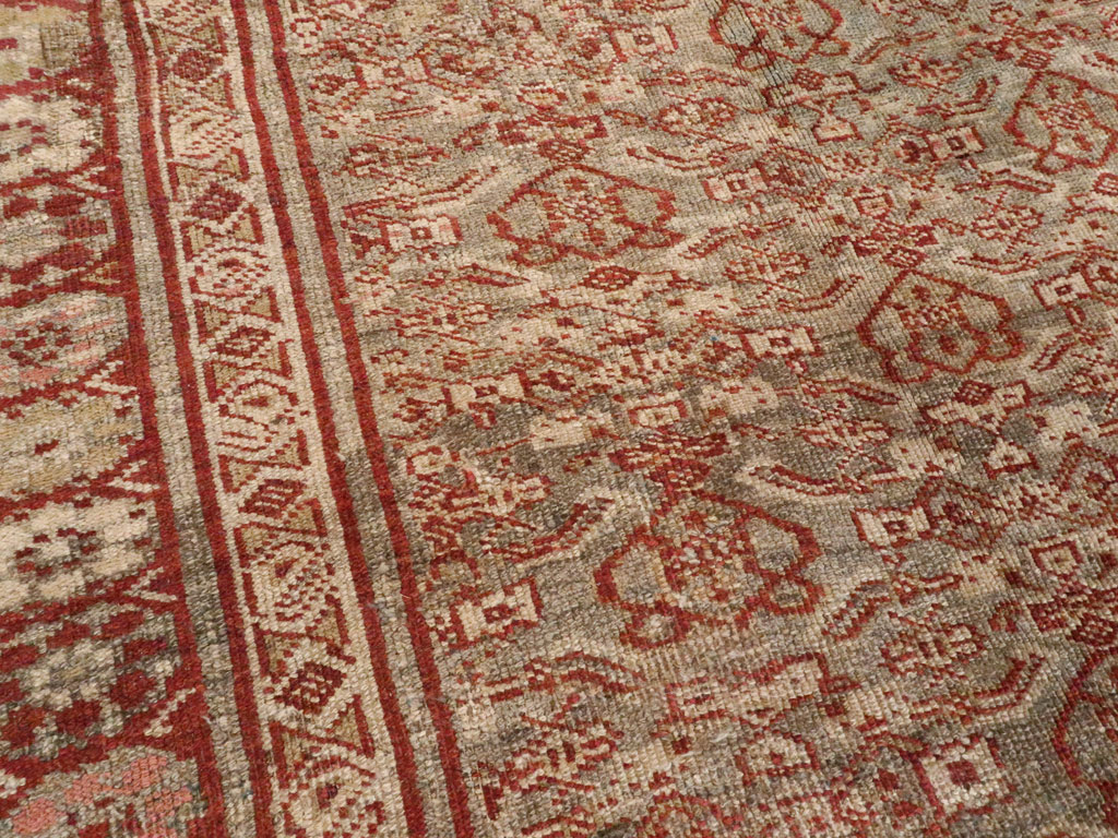 Antique Persian Kurd Bidjar Rug, No.22382 - Staging