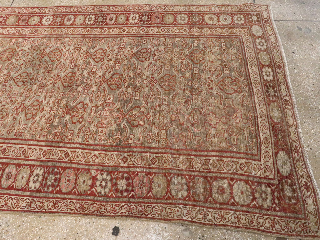 Antique Persian Kurd Bidjar Rug, No.22382 - Staging