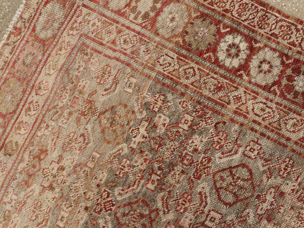 Antique Persian Kurd Bidjar Rug, No.22382 - Staging