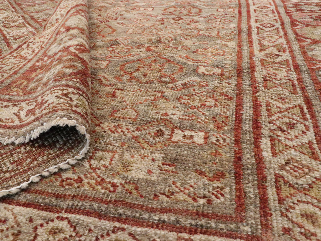 Antique Persian Kurd Bidjar Rug, No.22382 - Staging