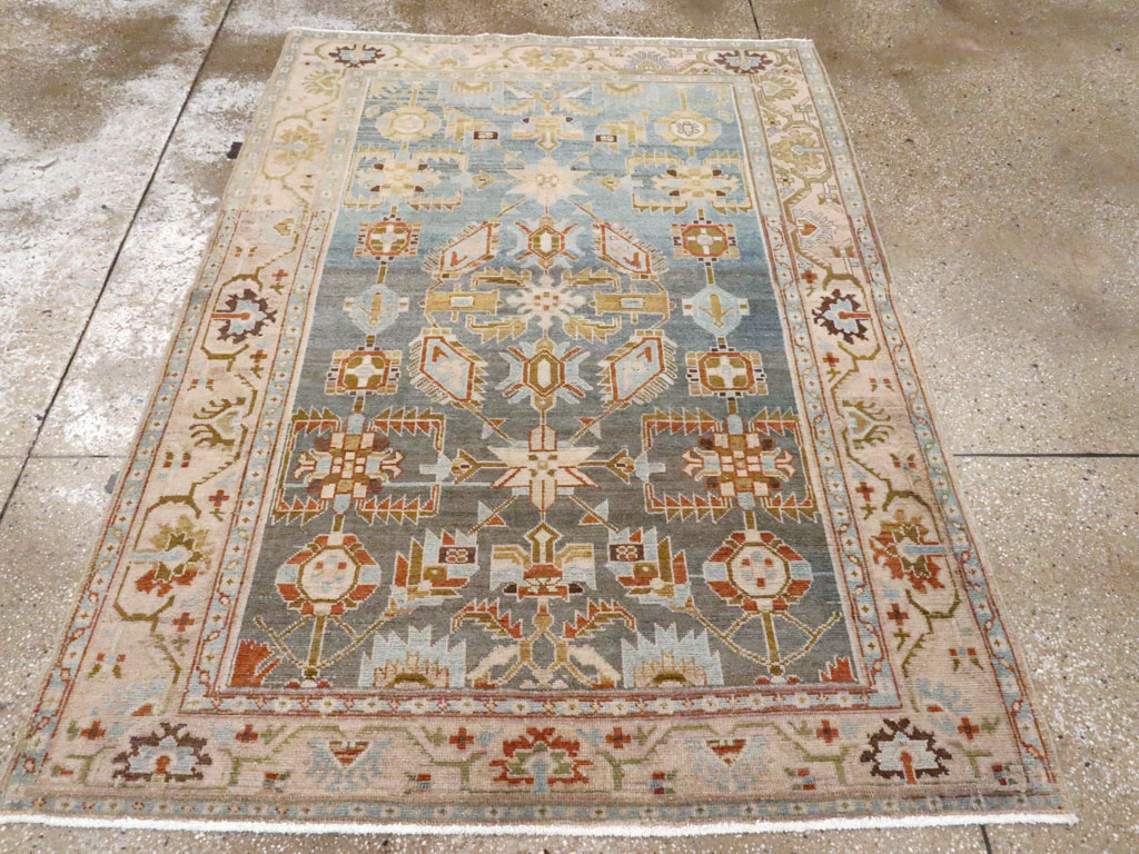 Vintage Persian Malayer Rug, No.22389 - Staging