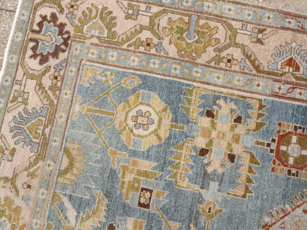 Vintage Persian Malayer Rug, No.22389 - Staging