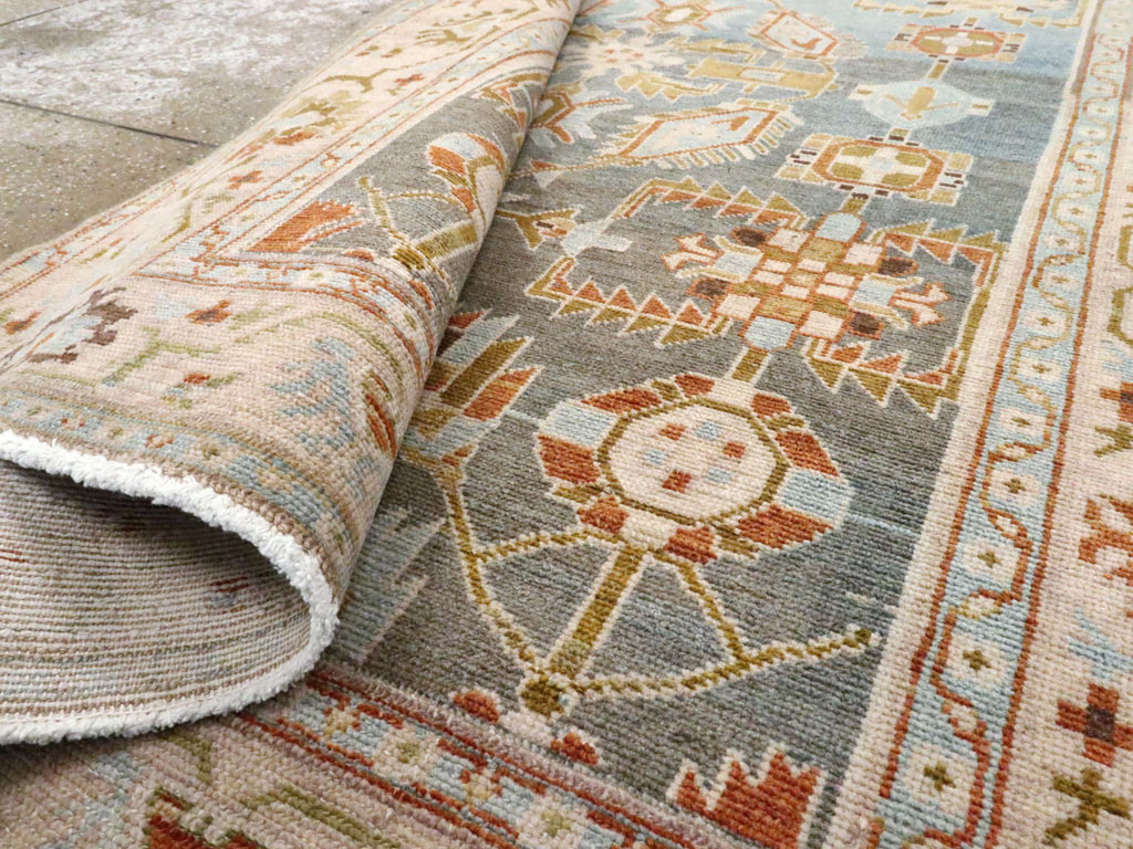 Vintage Persian Malayer Rug, No.22389 - Staging