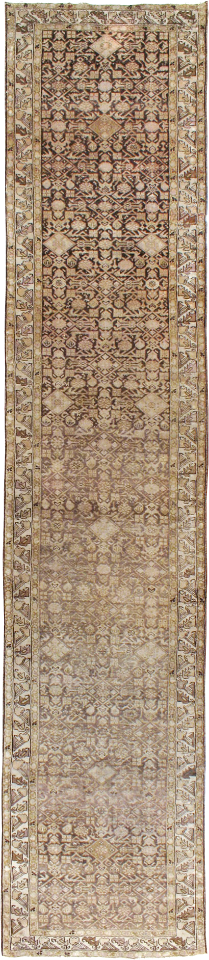 Vintage Persian Malayer Runner, No.22391 - Staging