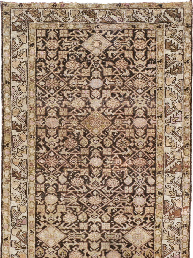 Vintage Persian Malayer Runner, No.22391 - Staging