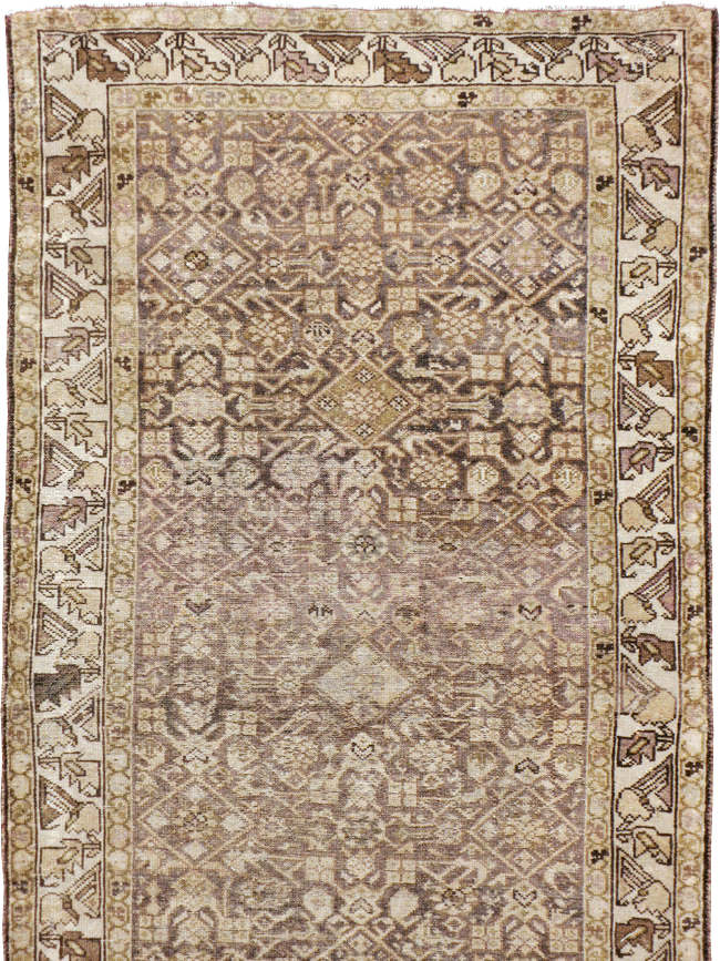 Vintage Persian Malayer Runner, No.22391 - Staging