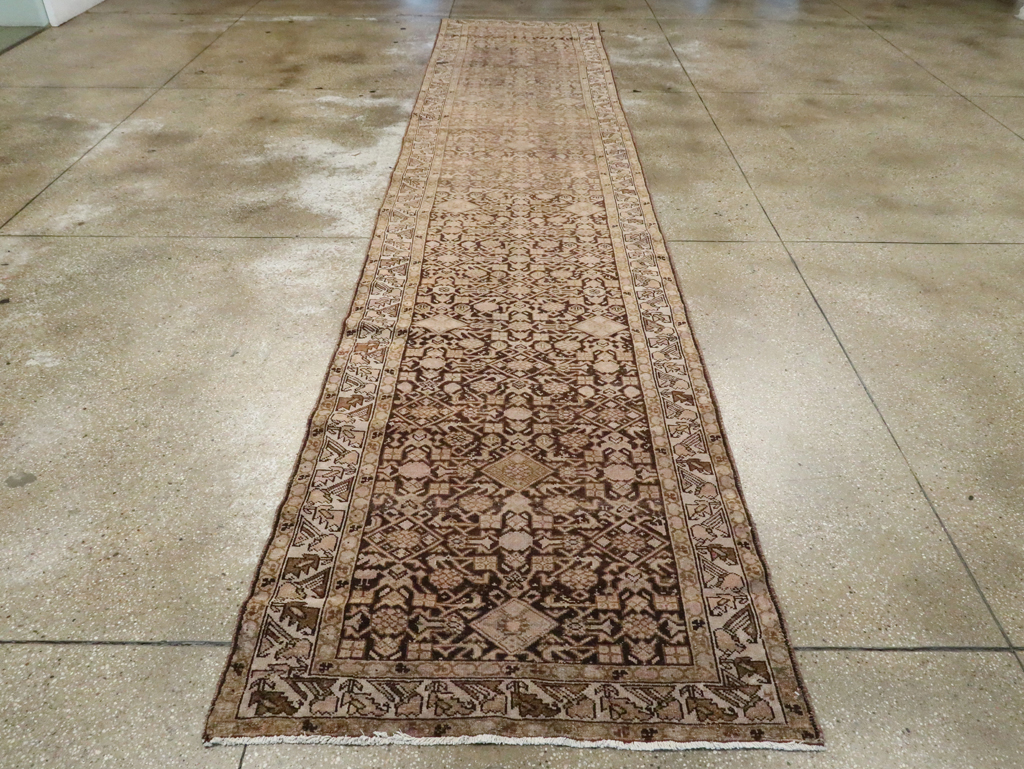Vintage Persian Malayer Runner, No.22391 - Staging