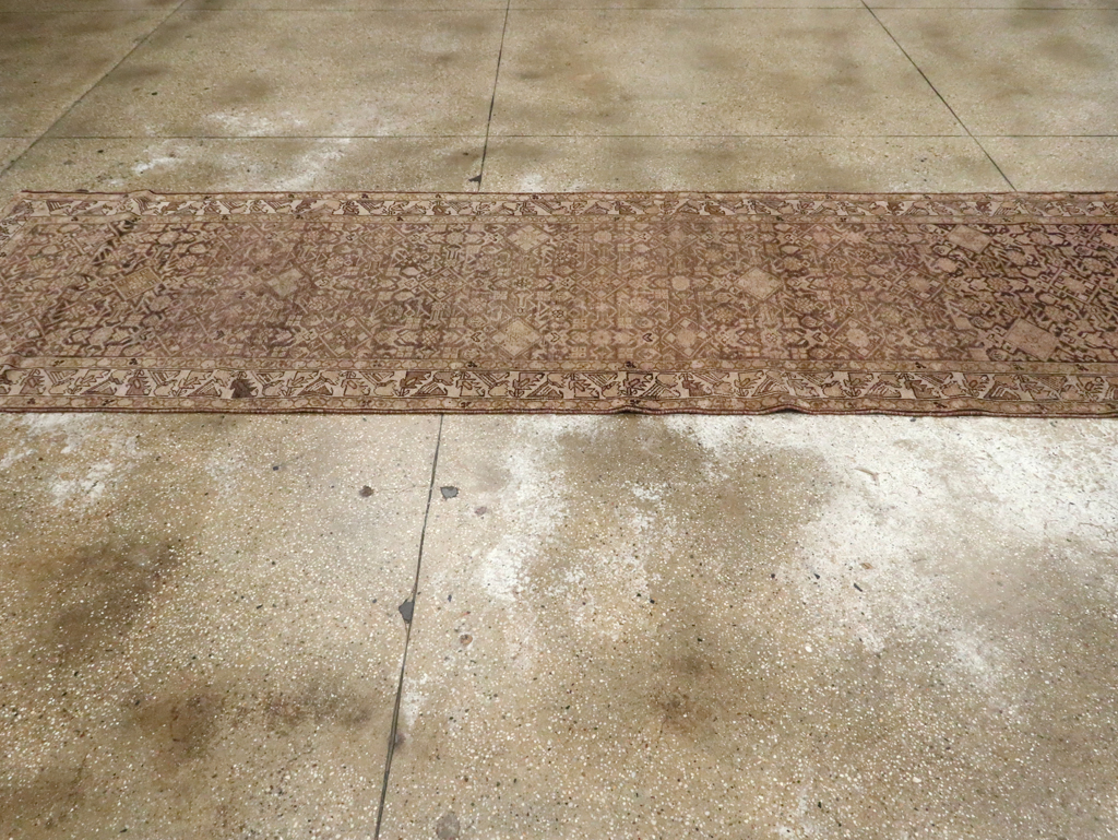 Vintage Persian Malayer Runner, No.22391 - Staging