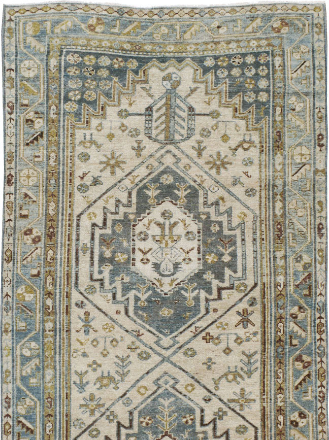 Antique Malayer Runner, No.22394 - Staging