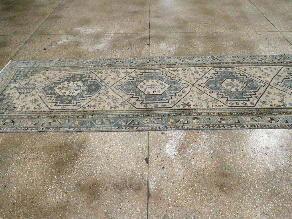 Antique Malayer Runner, No.22394 - Staging