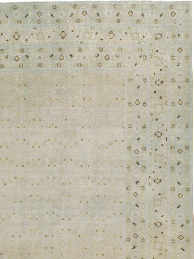 Antique Persian Tabriz Carpet, No.22397 - Staging