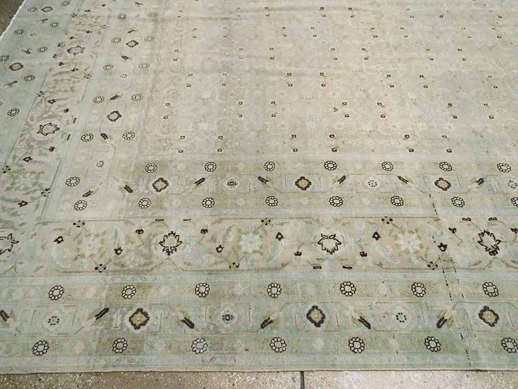 Antique Persian Tabriz Carpet, No.22397 - Staging