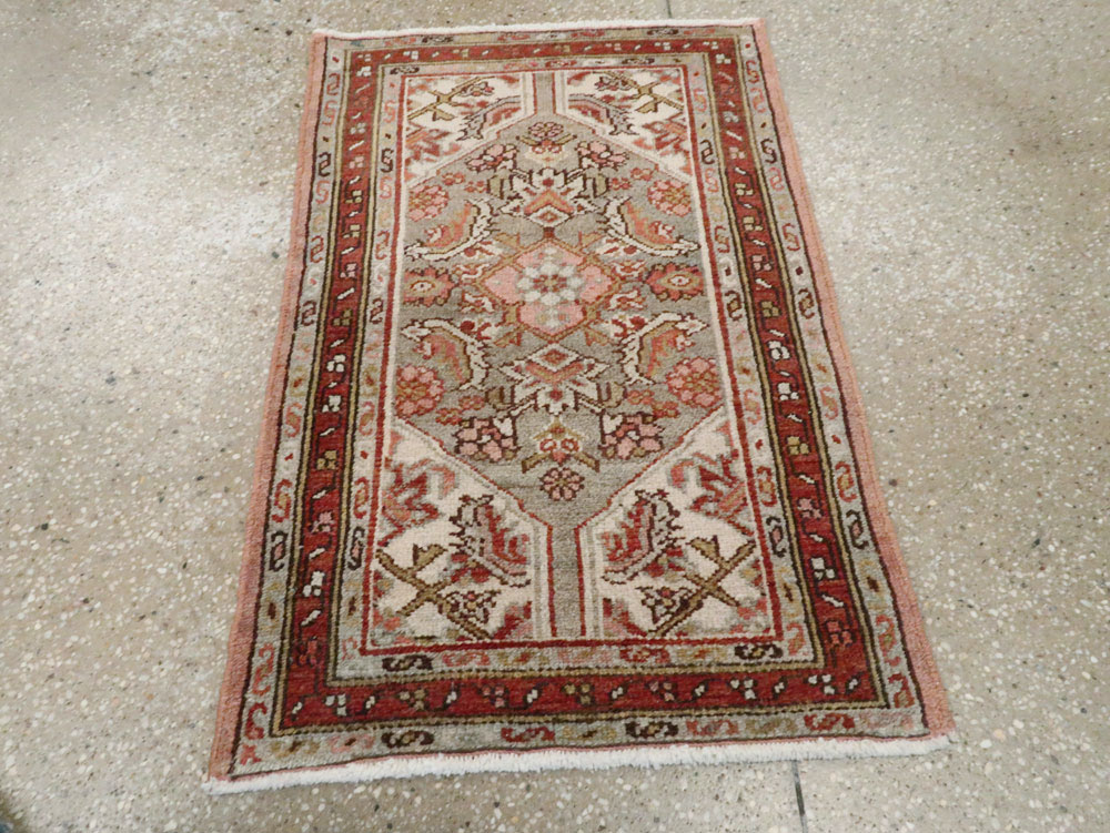Vintage Persian Malayer Rug, No.22404 - Staging
