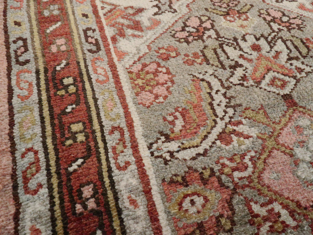 Vintage Persian Malayer Rug, No.22404 - Staging