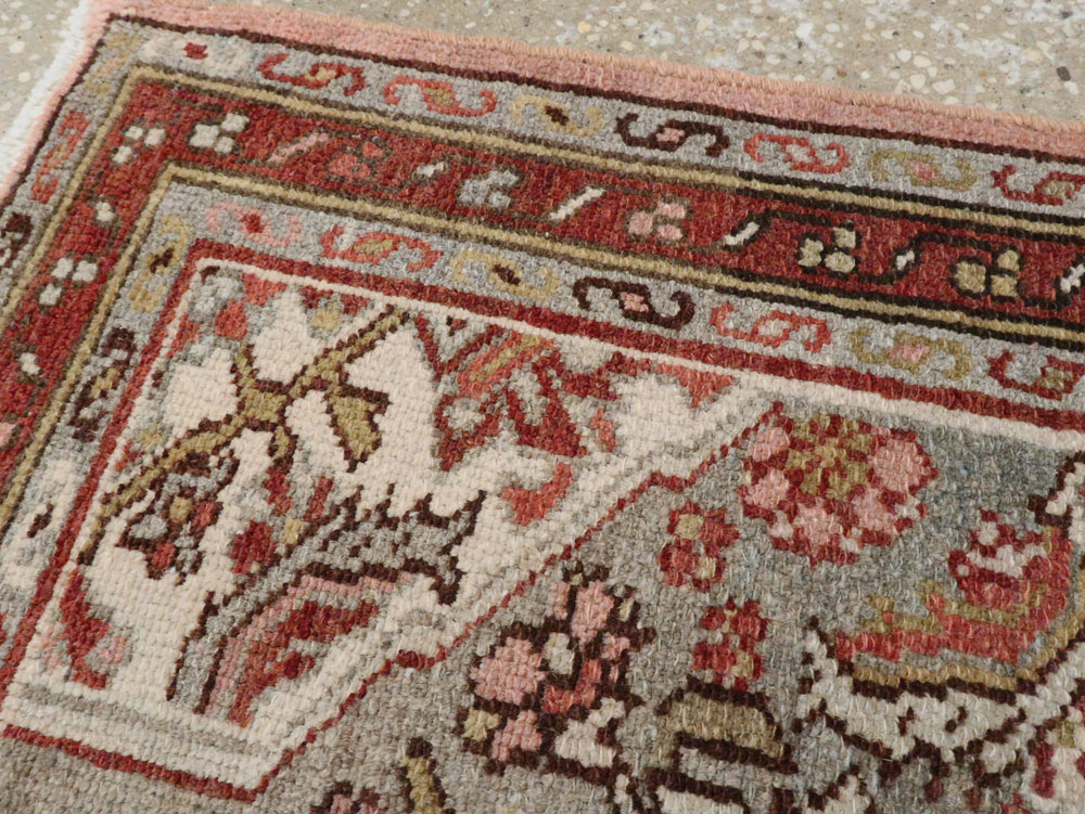 Vintage Persian Malayer Rug, No.22404 - Staging