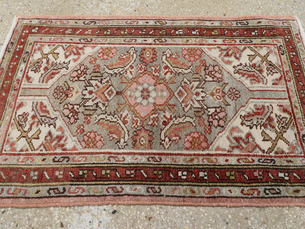 Vintage Persian Malayer Rug, No.22404 - Staging