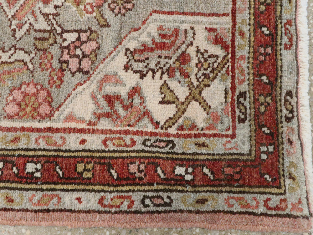 Vintage Persian Malayer Rug, No.22404 - Staging