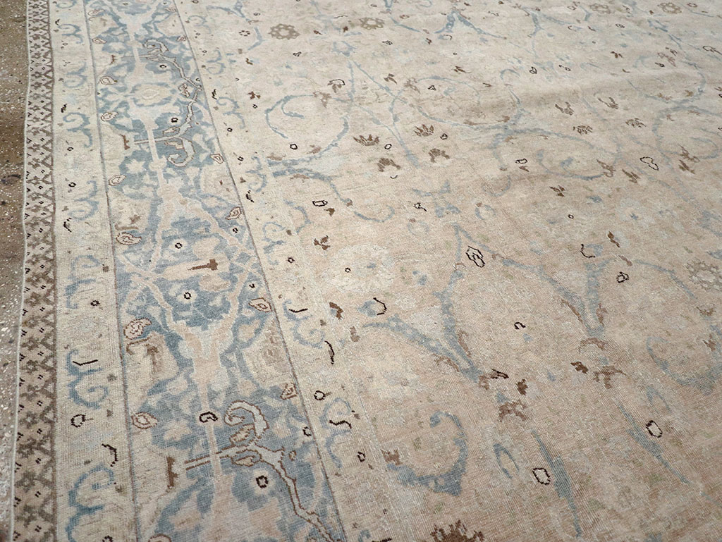 Antique Persian Tabriz Carpet, No.22407 - Staging