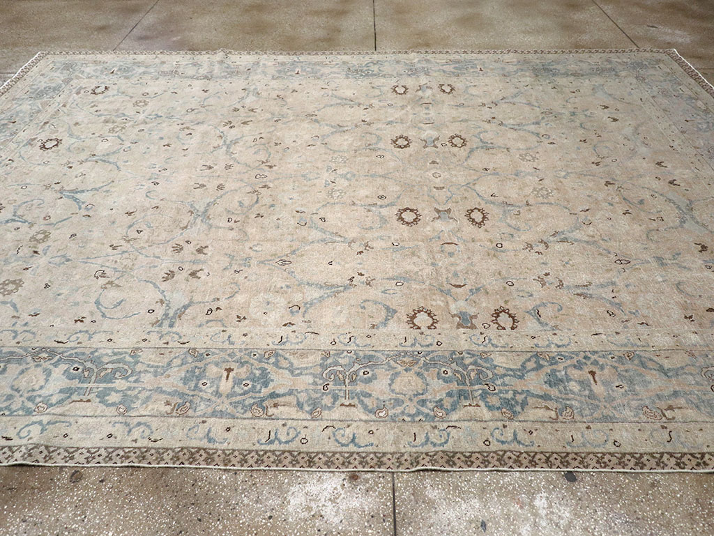 Antique Persian Tabriz Carpet, No.22407 - Staging