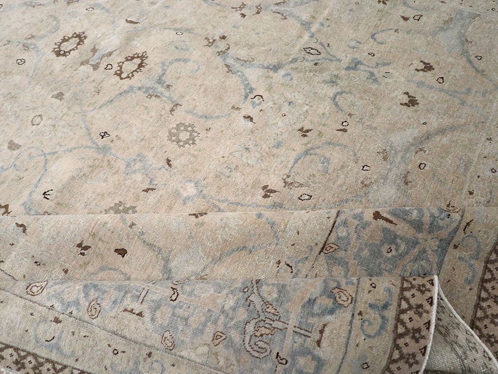 Antique Persian Tabriz Carpet, No.22407 - Staging