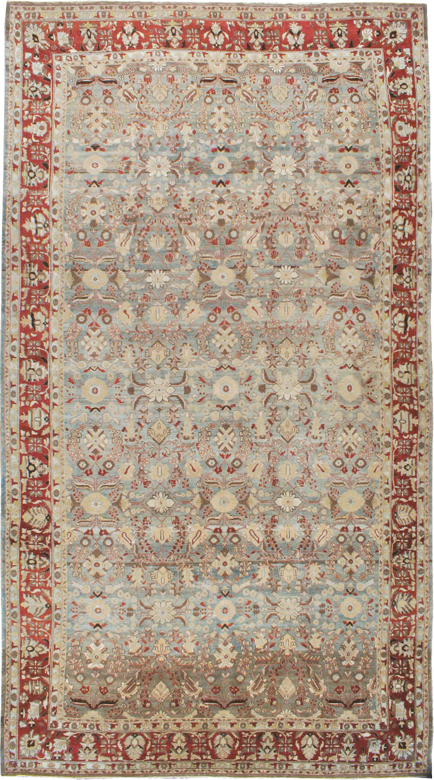 Vintage Persian Malayer Carpet, No.22408 - Staging