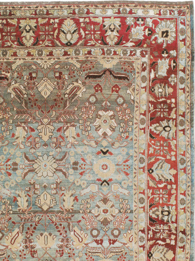 Vintage Persian Malayer Carpet, No.22408 - Staging