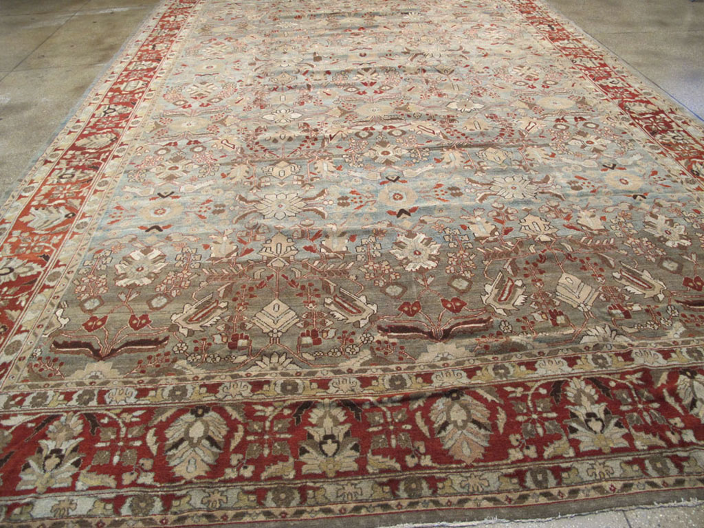 Vintage Persian Malayer Carpet, No.22408 - Staging