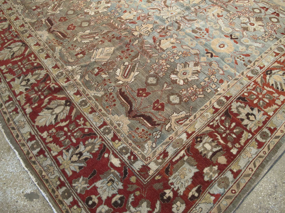 Vintage Persian Malayer Carpet, No.22408 - Staging