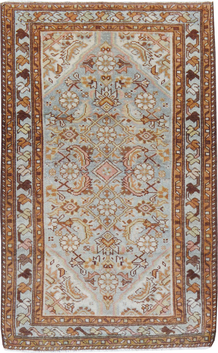 Vintage Persian Malayer Rug, No.22413 - Staging