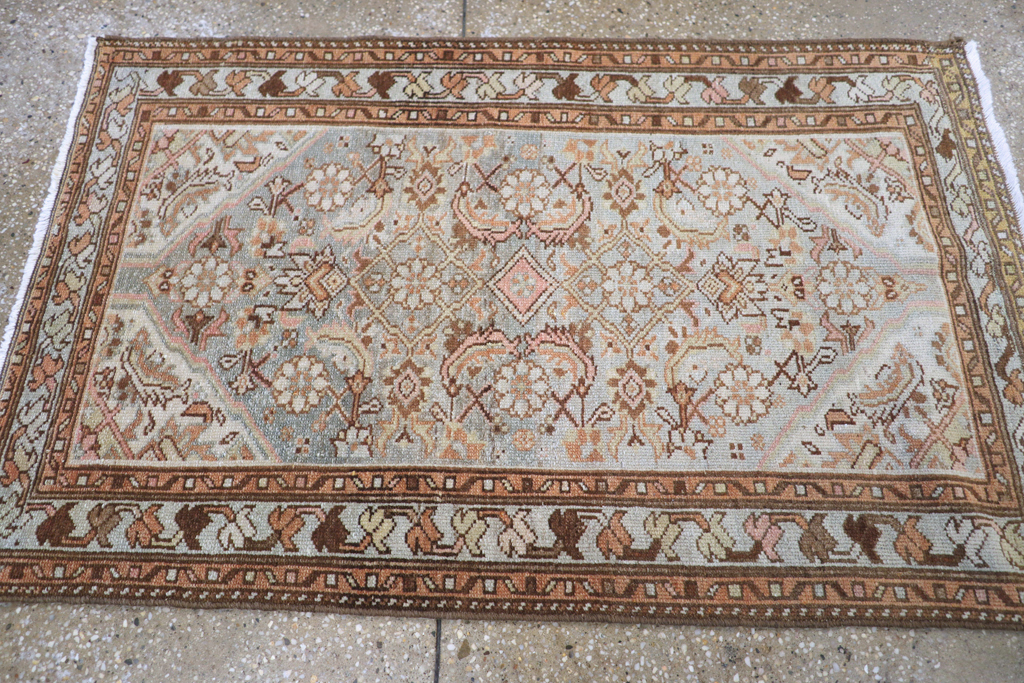 Vintage Persian Malayer Rug, No.22413 - Staging