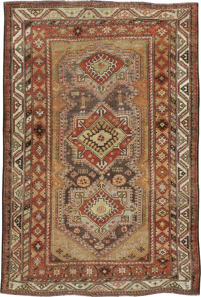 Antique Persian Afshar Rug, No.22414 - Staging