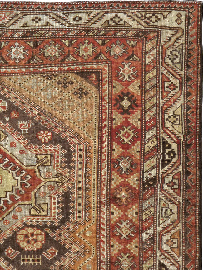 Antique Persian Afshar Rug, No.22414 - Staging