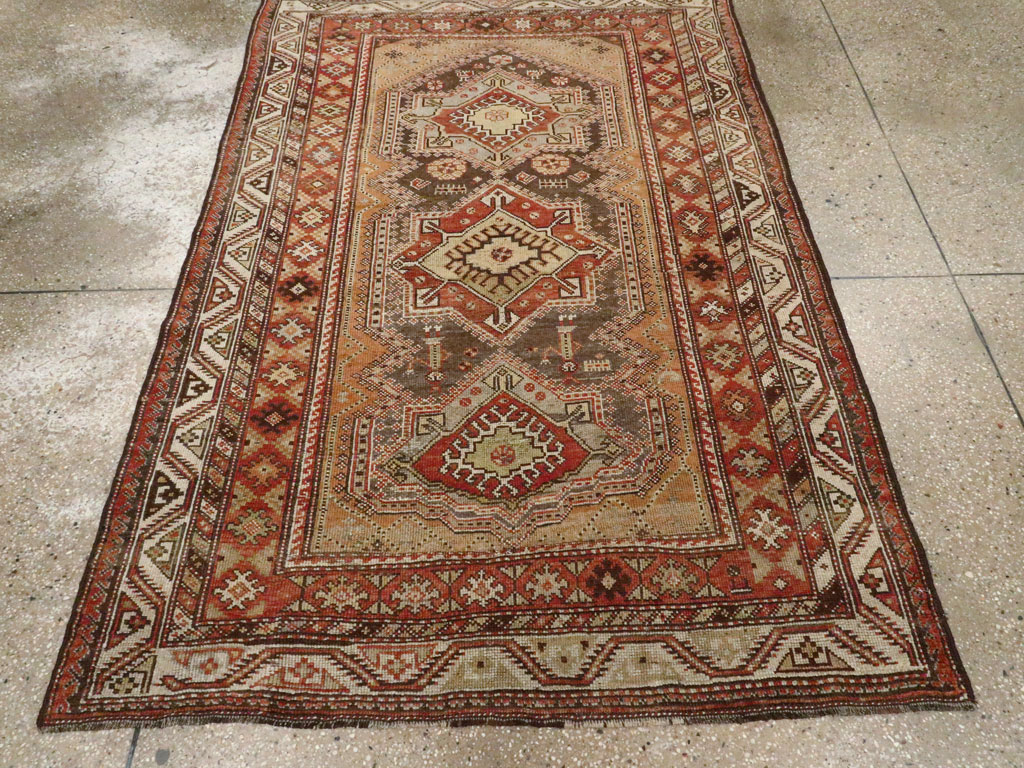 Antique Persian Afshar Rug, No.22414 - Staging