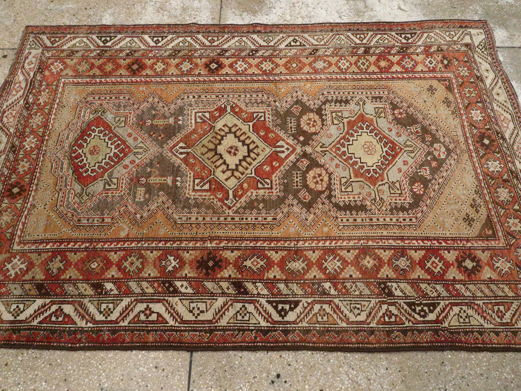 Antique Persian Afshar Rug, No.22414 - Staging