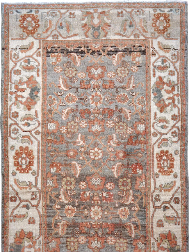 Vintage Persian Malayer Runner, No.22415 - Staging