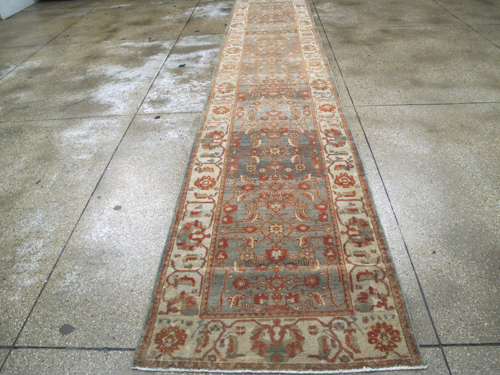 Vintage Persian Malayer Runner, No.22415 - Staging