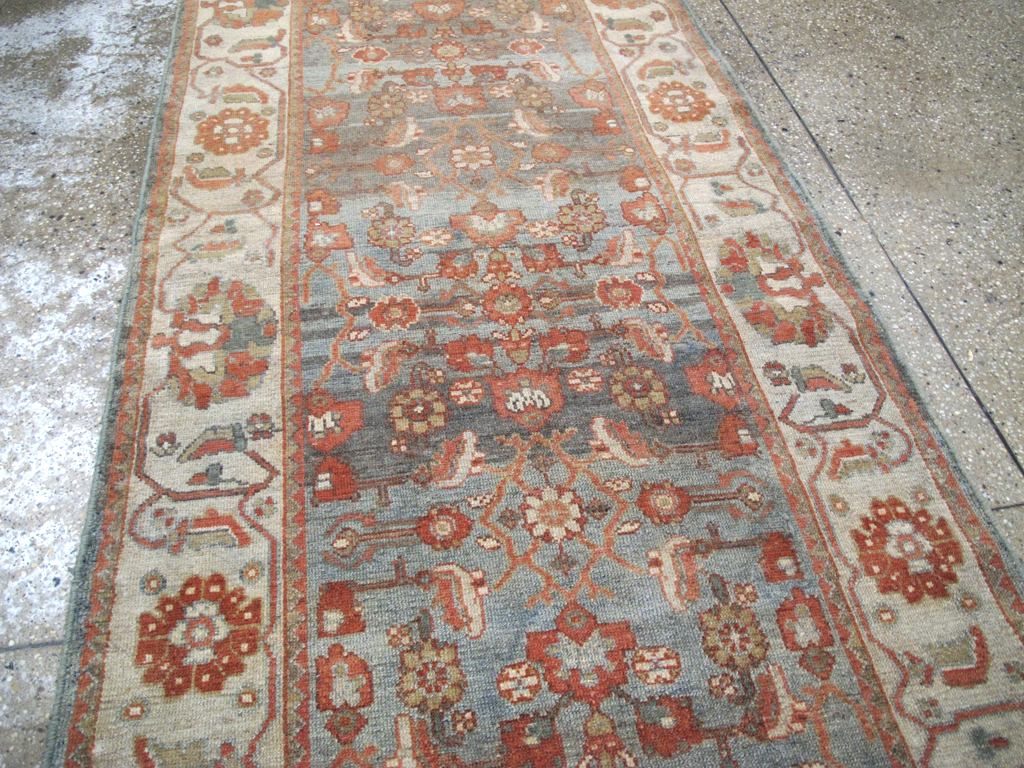 Vintage Persian Malayer Runner, No.22415 - Staging