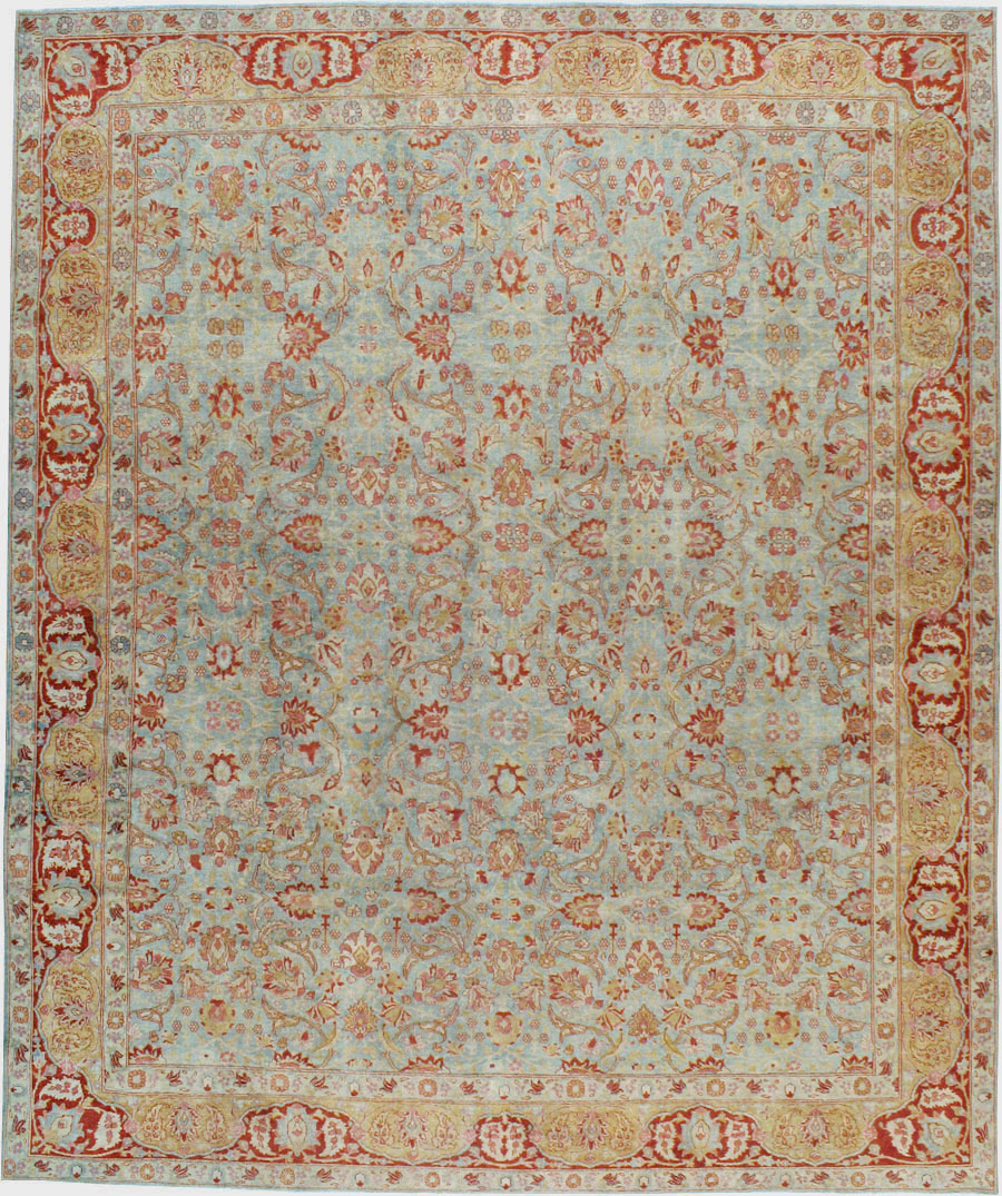 Antique Persian Tabriz Carpet, No.22416 - Staging