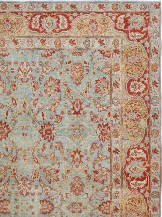 Antique Persian Tabriz Carpet, No.22416 - Staging