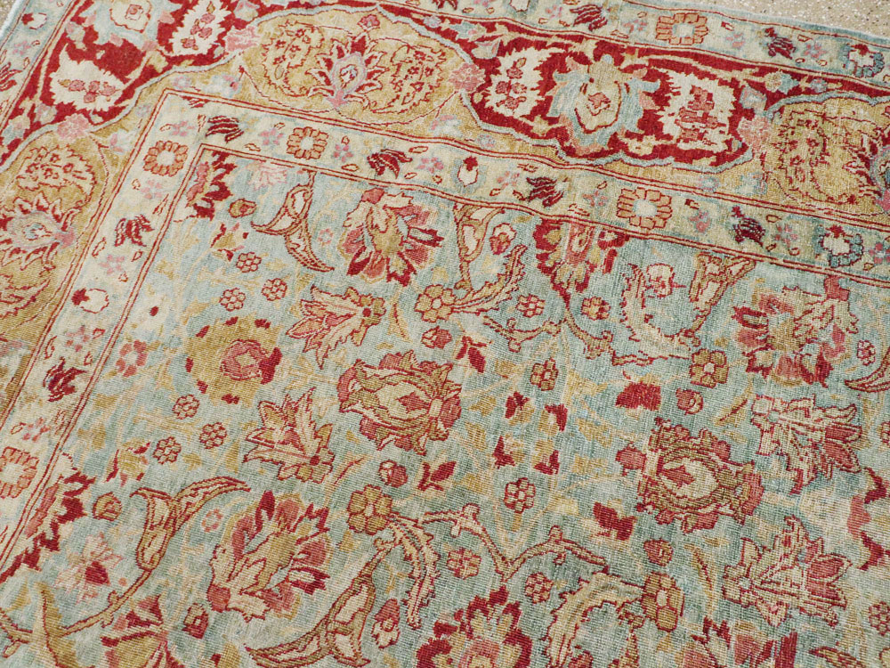 Antique Persian Tabriz Carpet, No.22416 - Staging
