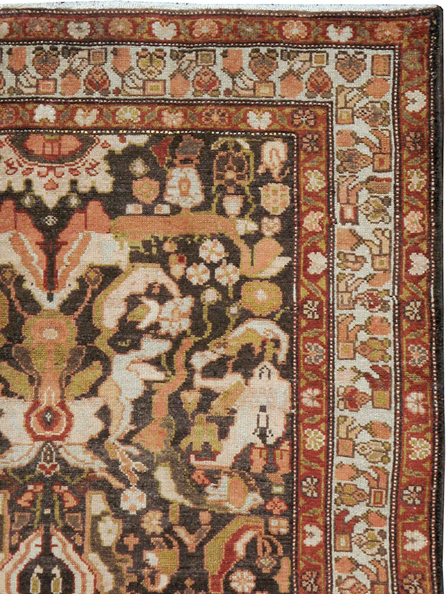 Vintage Persian Malayer Rug, No.22422 - Staging
