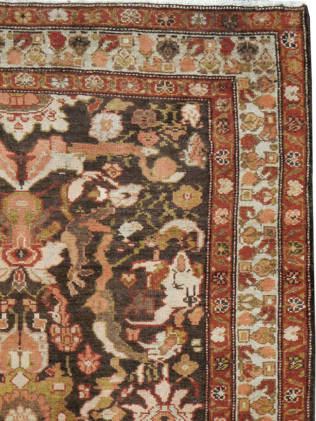 Vintage Persian Malayer Rug, No.22422 - Staging