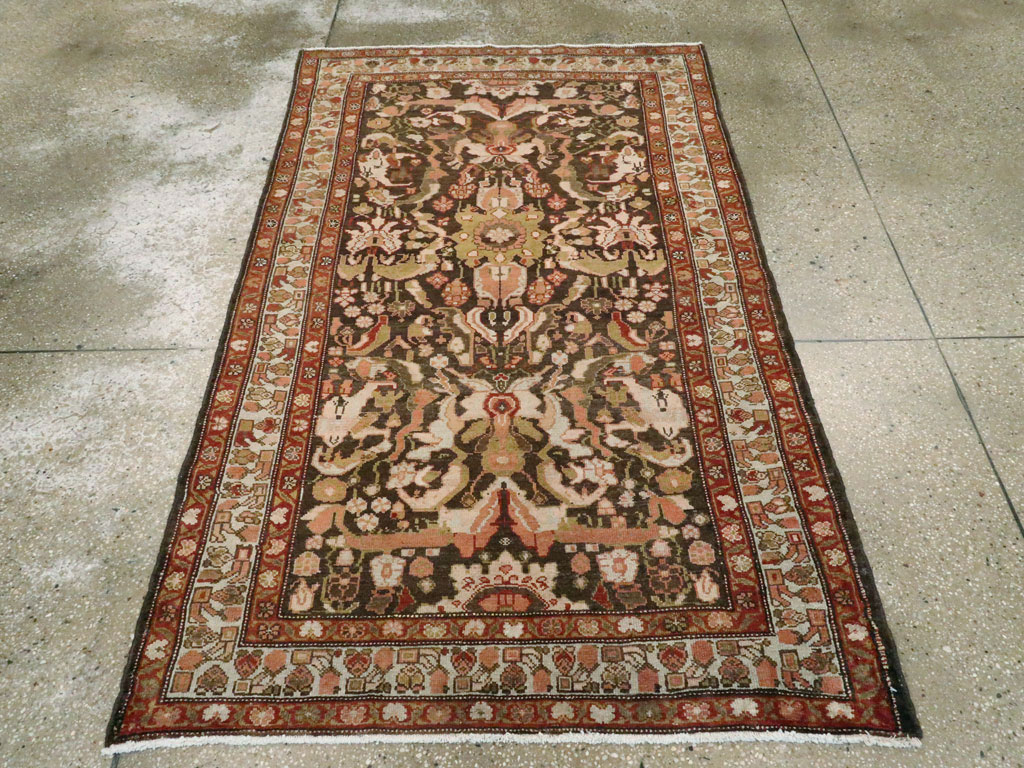 Vintage Persian Malayer Rug, No.22422 - Staging