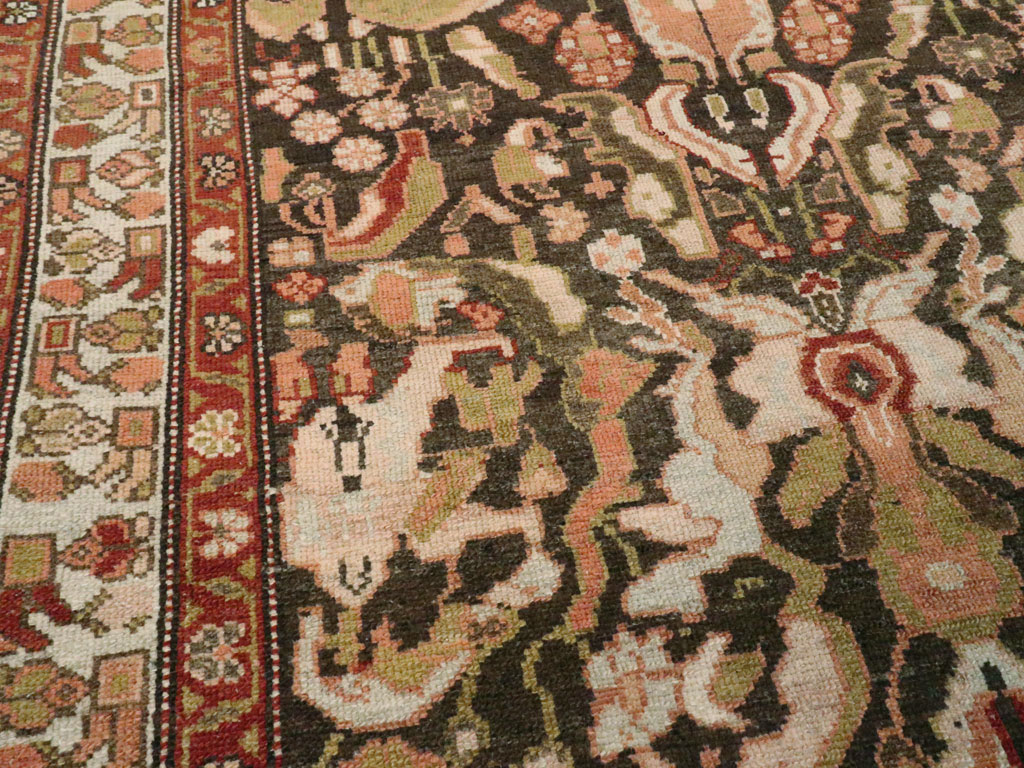 Vintage Persian Malayer Rug, No.22422 - Staging