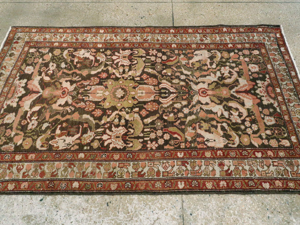 Vintage Persian Malayer Rug, No.22422 - Staging