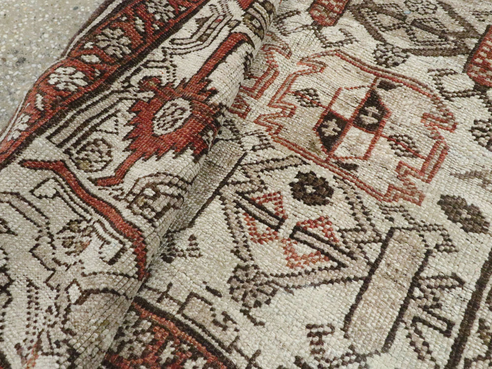 Antique Persian Kurd Bidjar Rug, No.22423 - Staging