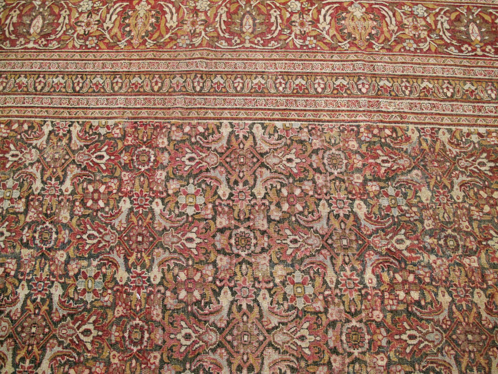 Antique Persian Khorassan Carpet, No.22424 - Staging