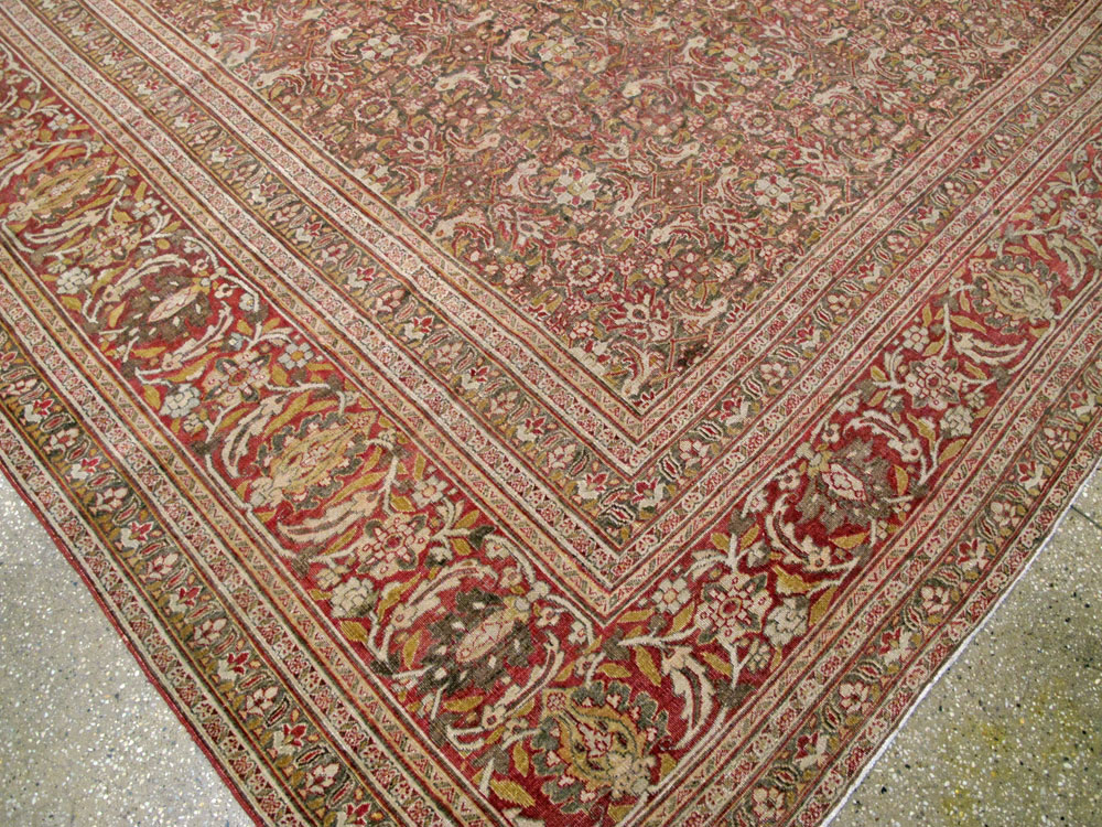 Antique Persian Khorassan Carpet, No.22424 - Staging