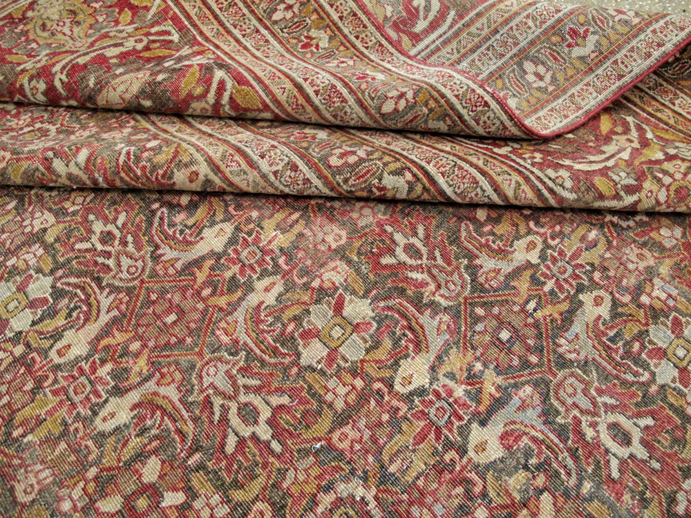 Antique Persian Khorassan Carpet, No.22424 - Staging